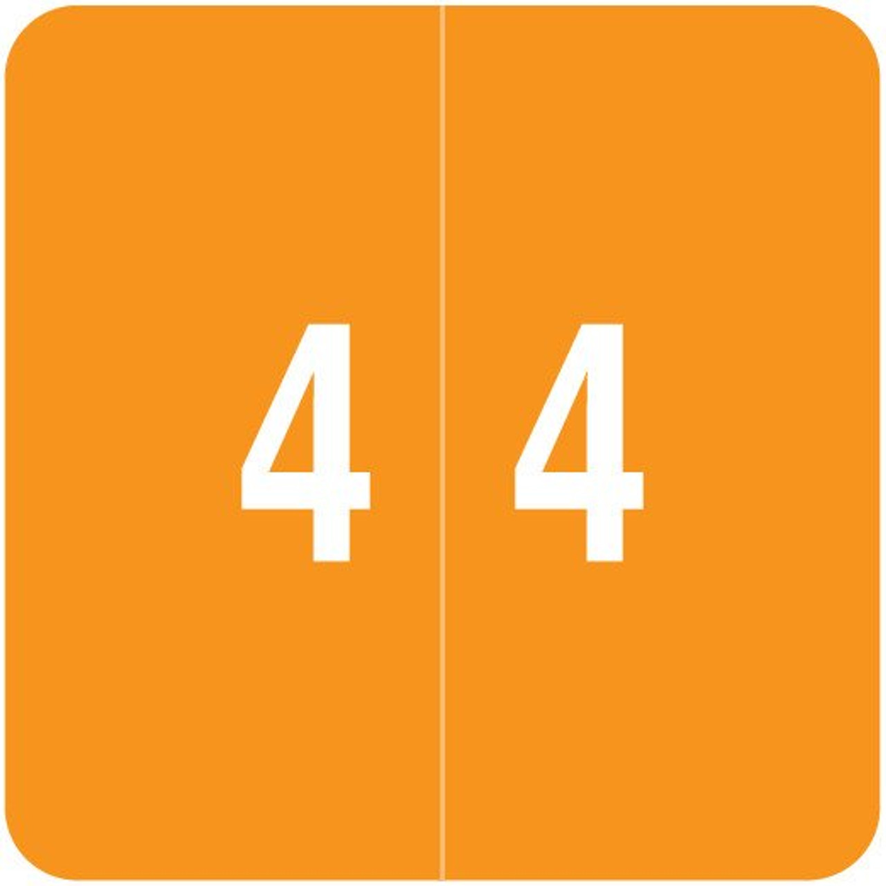 Smead Numeric Labels, DCCRN-Series, 1 H x 1 1/4 W, Number 3