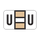 POS Alphabetic Labels - 2000 Series (Sheets for binder) - Letter -  U- Tan - 240 Labels Per Pack