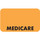 "Medicare" Label - Fl. Orange - 1-1/2" x 7/8" - 250/Box