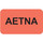 "Aetna" Insurance Label - Fl. Red - 1-1/2" x 7/8" - 250/Roll