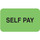 "Self Pay" Label - Fl. Green - 1 1/2" x 7/8" - Box of 250