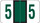 JETER Numeric Label - 6100 Series (Rolls) - 5 - Dk. Green