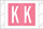 Tabbies Alphabetic Labels - 12000 Series (Rolls) K- Pink