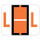 TAB Alphabetic Labels - 1286 Series (Sheet) L- Dk. Orange