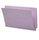 End-Tab Folder - Smead Compatible - 11Pt. End Tab Letter Full Cut - Lavender- Reinforced Tab - 100/BX