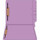 End Tab Folders w/ Fasteners in Positions 1 & 3 - Lavender - Letter - 11pt - Reinforced End Tab - 100/Box. Only on FilingSupplies.com