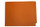 End Tab File Folder w/ Fasteners - Position 1 & 3 - Orange - Letter - 11 pt - Reinforced Full End Tab - 100/Box