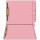 PINK End Tab File Folder - Two Fasteners in Position 1 & 3 - Letter Size - 11 pt - Reinforced Full End Tab - 50/Box