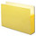 Smead 74243  File Pocket, Straight-Cut Tab, 5-1/4" Expansion, Legal Size, Yellow, 10 per Box (74243)