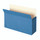 Smead File Pocket, Straight-Cut Tab, 5-1/4" Expansion, Legal Size, Blue, 10 per Box (74235)