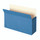 Smead 74235  File Pocket, Straight-Cut Tab, 5-1/4" Expansion, Legal Size, Blue, 10 per Box (74235)