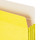 Smead 73233  File Pocket, Straight-Cut Tab, 3-1/2" Expansion, Letter Size, Yellow, 25 per Box (73233)