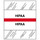 Tabbies 54546 - Patient Chart Index Tabs/Labels -  "HIPAA" -  Red - 1-1/4" - 100/Pack
