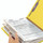 Smead 26789  End Tab Pressboard Classification Folder with SafeSHIELD Fasteners, 2 Dividers, Yellow (26789)