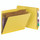 Smead 26789  End Tab Pressboard Classification Folder with SafeSHIELD Fasteners, 2 Dividers, Yellow (26789)