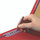 Smead 26783  End Tab Pressboard Classification Folder with SafeSHIELD Fasteners, 2 Dividers, Bright Red  (26783)