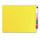 Smead 25910  Colored End Tab File Folder, Shelf-Master Reinforced Straight-Cut Tab, Letter Size, Yellow, 100 per Box (25910)