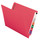 Smead End Tab Fastener File Folder, Shelf-Master Reinforced Straight-Cut Tab, 2 Fasteners, Letter Size, Red, 50 per Box (25740) - 5 Boxes