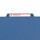 Smead 21541  Pressboard File Folder, 1/3-Cut Tab, 1" Expansion, Letter Size, Dark Blue, 25 per Box (21541)