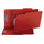 Smead 19936  Pressboard File Folder with SafeSHIELD Fasteners, 2 Fasteners, 1/3-Cut Tab, 2" Expansion, Legal Size, Bright Red, 25 per Box (19936)