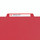 Smead 19936  Pressboard File Folder with SafeSHIELD Fasteners, 2 Fasteners, 1/3-Cut Tab, 2" Expansion, Legal Size, Bright Red, 25 per Box (19936)