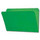 Smead 17110  File Folder, Reinforced Straight-Cut Tab, Legal Size, Green, 100 per Box (17110)