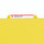 Smead 14939  Pressboard Fastener File Folder with SafeSHIELD Fasteners, 2 Fasteners, 1/3-Cut Tab, 2" Expansion, Letter Size, Yellow (14939) - Total of 125