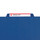 Smead 13732  Pressboard Classification File Folder with SafeSHIELD Fasteners, 1 Divider, 2" Expansion, Letter Size, Dark Blue, 10 per Box (13732)