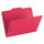 Smead 12740  Fastener File Folder, 2 Fasteners, Reinforced 1/3-Cut Tab, Letter Size, Red,  Total of 250