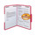 Smead 12740  Fastener File Folder, 2 Fasteners, Reinforced 1/3-Cut Tab, Letter Size, Red,  Total of 250