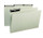 Smead Pressboard File Folder, 1/3-Cut Tab Flat Metal, 1" Expansion, Legal Size, Gray/Green, 25 per Box (18430)