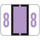 Smead 67378  BCCRN Bar-Style Color-Coded Numeric Label, 8, Label Roll, Lavender, 500 labels per Roll (67378)