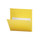 Smead Hanging File Folders with Interior Pocket, Letter Size, Yellow, 25 per Box (64441)