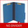 Top Tab Type III Pressboard Folder  - Legal Size - 2" Expansion - Fasteners in Positions 1 & 3 - Box of 25 - Color = Royal Blue