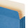 Smead 74225  File Pocket, Straight-Cut Tab, 3-1/2" Expansion, Legal Size, Blue, 25 per Box (74225)