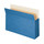 Smead 74225  File Pocket, Straight-Cut Tab, 3-1/2" Expansion, Legal Size, Blue, 25 per Box (74225)