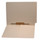 End Tab Folder with 1/2 Pocket Inside Front - 1 Fastener in Position 5 - 11 PT. Manila - Letter Size - Box of 50
