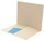 Folder: Top Tab with Left Half Pocket - 11 Pt. Manila - Reinforced Top Tab - Box of 50