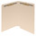 Amerifile End Tab Open Shelf File Folder - 14 Pt Manila- 2 Ply End Tab - Fasteners in Position 1 & 3 - 3/4" Accordion Expansion  -  Letter Size - 250/Carton