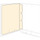 Amerifile Side Hinge Self-Adhesive Dividers - 11 Pt Manila Stock - Letter Size - Box of 100