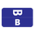 AmeriFile Alpha-Z Compatible Color-Coded Alpha Labels - Letter B - Blue - 1 W x 1 5/8 H - Sheets for file box. 100/Pack