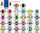 AmeriFile Jeter 2500 Compatible Alpha Labels - 1 5/8 W x 15/16 H - Letter O - Orange - 240 Labels Per Bag - Labels come on Sheets