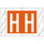 AmeriFile Genuine Tabbies Col'R'Tab Alpha Labels 12000 Series - 1 1/2 W x 1 H - Letter H - Orange - Roll of 500