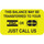 AmeriFile Insurance and Billing Labels - "This Balance May be Transferred to your Credit Card" Label  - 1-1/2" x 7/8" - Fl. Yellow - 250/Roll