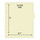 Medical Arts Press Match Write-On Side Tab Chart Dividers- Blank, Tab Position 3- Clear (100/Pkg) (56832)