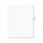 Exhibit Dividers - Avery Style Legal Exhibit Side Tabs - Title: 85 - Letter Size - White - 25/Pack