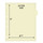 Medical Arts Press Match Write-On Side Tab Chart Dividers- Blank, Tab Position 2- Clear (100/Pkg) (56831)
