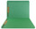 Green Top Tab Folder - Smead Compatible - 11Pt. Top Tab Reinforced Full Cut - Bonded Fasteners 1&3 - Letter Size - 50/Box