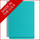 Light blue letter size end tab classification folder with 2" gray tyvek expansion. 18 pt. paper stock. Packaged 25/125.