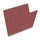 Dark red letter size end tab classification folder with 2" russet brown tyvek expansion. 25 pt type 3 pressboard stock. Packaged 25/125.